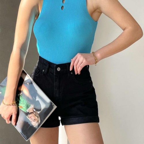 156800 TOPTAN TURKUAZ BLUZ toptan bayan giyim