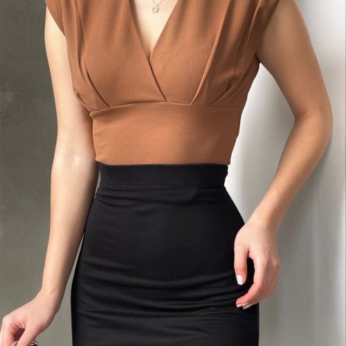 156814 TOPTAN TABA BLUZ 156814 TOPTAN TABA BLUZ toptan bayan giyim