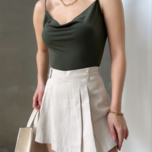 156822 TOPTAN HAKİ BLUZ 156822 TOPTAN HAKİ BLUZ toptan bayan giyim