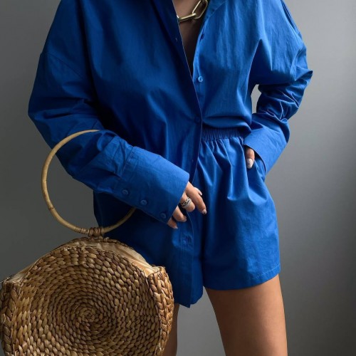 157137 TOPTAN SAKS ŞORT TAKIM 157137 TOPTAN SAKS ŞORT TAKIM toptan bayan giyim