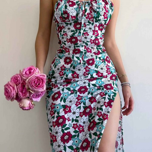 157328 TOPTAN DESENLİ ELBİSE 157328 TOPTAN DESENLİ ELBİSE toptan bayan giyim