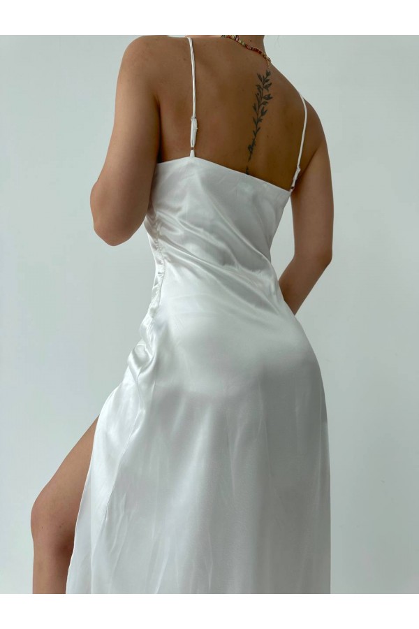158153 білий Вечірня сукня