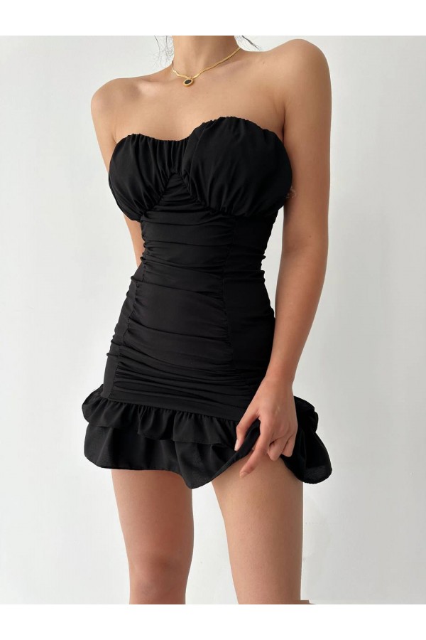 158162 черный Вечернее платье