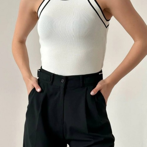 158238 TOPTAN BEYAZ BLUZ toptan bayan giyim