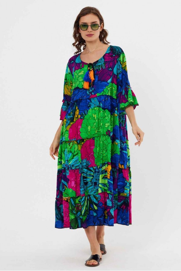 159508 patterned DRESS