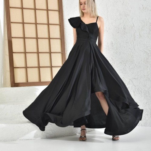 159731 TOPTAN SİYAH ABİYE toptan bayan giyim