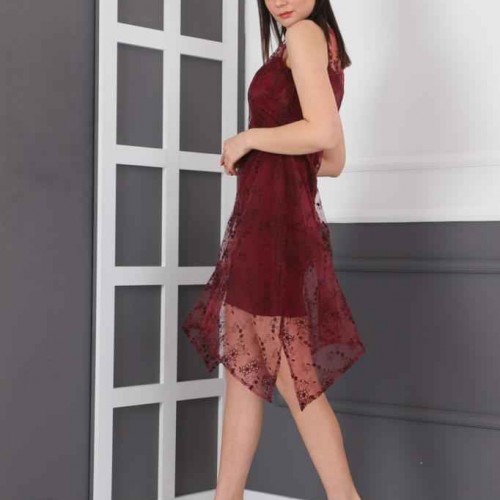 159739 TOPTAN BORDO ABİYE 159739 TOPTAN BORDO ABİYE toptan bayan giyim