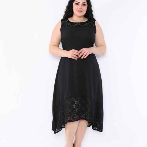 159759 TOPTAN SİYAH ABİYE toptan bayan giyim