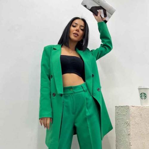 159780 TOPTAN YEŞİL PANTOLON TAKIM 159780 TOPTAN YEŞİL PANTOLON TAKIM toptan bayan giyim