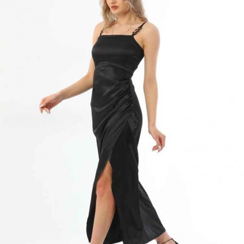 159823 TOPTAN SİYAH ABİYE toptan bayan giyim