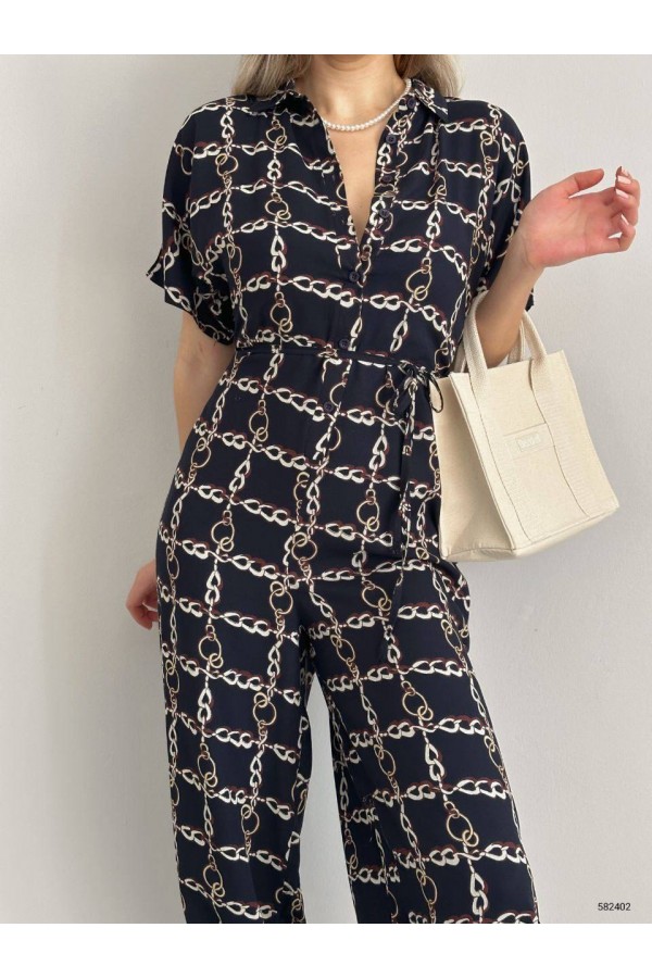 159875 patterned OVERALLS