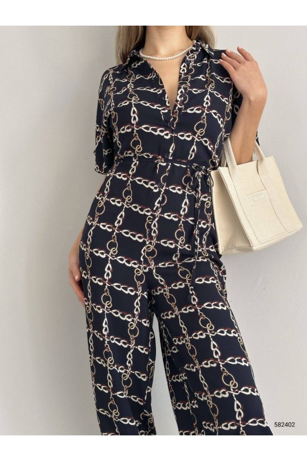 159875 patterned OVERALLS
