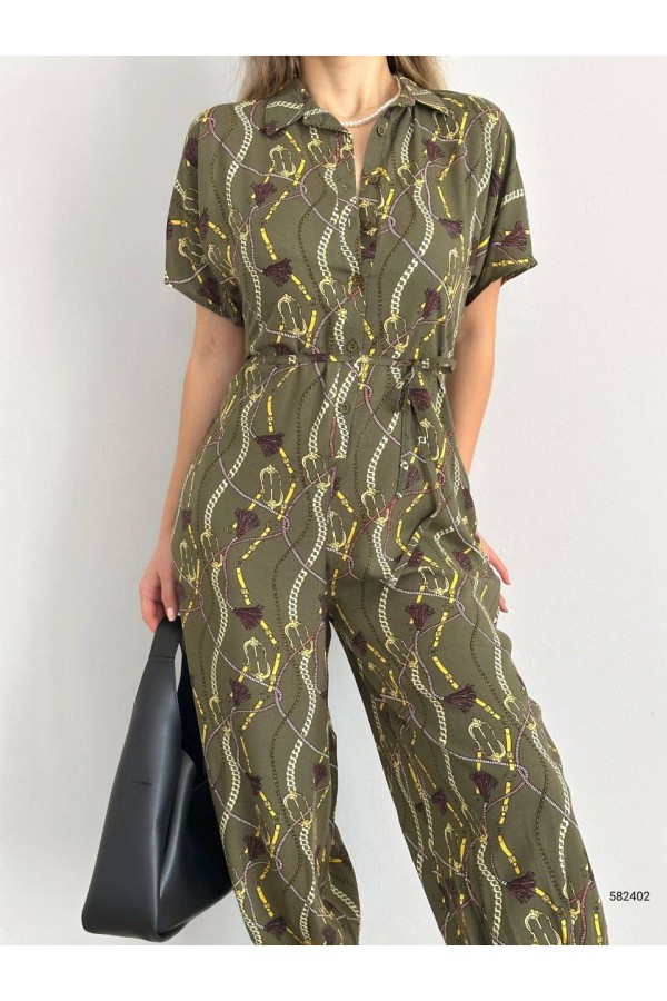159878 patterned OVERALLS