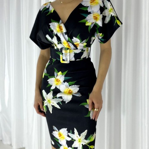 159934 TOPTAN DESENLİ ABİYE toptan bayan giyim