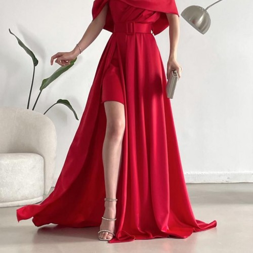 159993 TOPTAN KIRMIZI ABİYE toptan bayan giyim