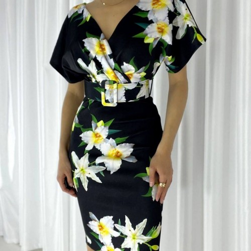 160006 TOPTAN DESENLİ ABİYE toptan bayan giyim