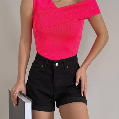 160027 TOPTAN FUŞYA BLUZ toptan bayan giyim