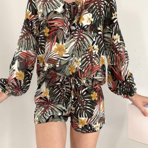 160111 TOPTAN DESENLİ ŞORT TAKIM toptan bayan giyim