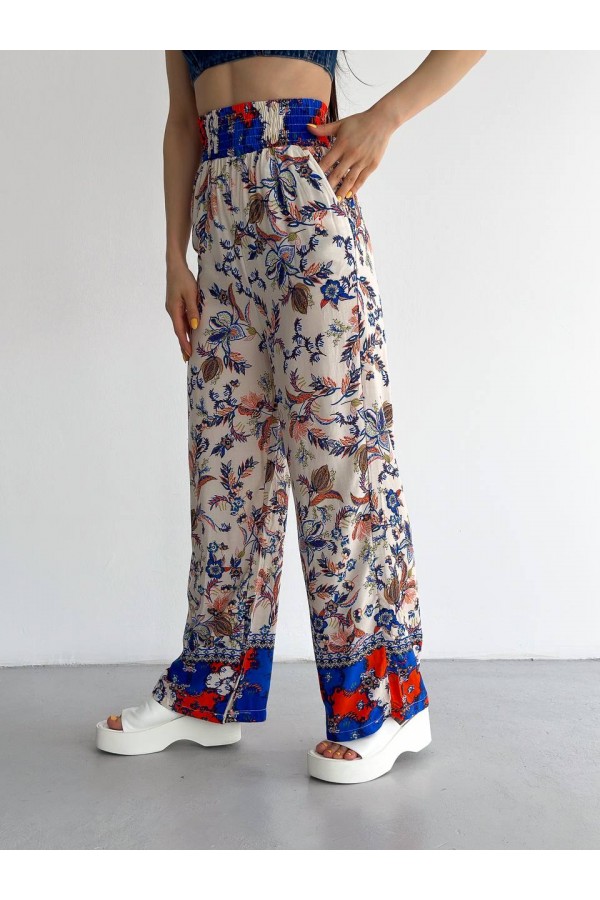 170574 patterned TROUSERS