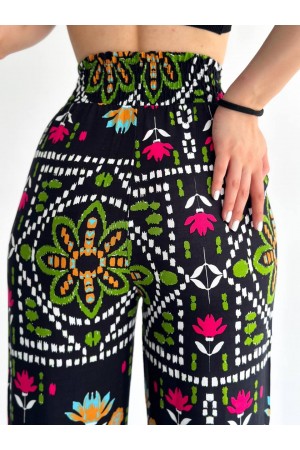 170588 patterned TROUSERS