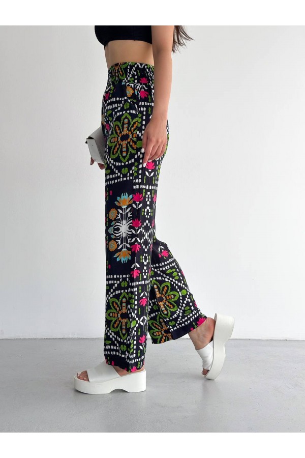 170588 patterned TROUSERS