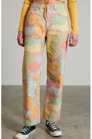 170801 patterned TROUSERS