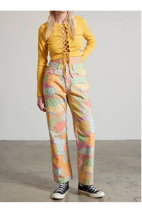 170801 patterned TROUSERS