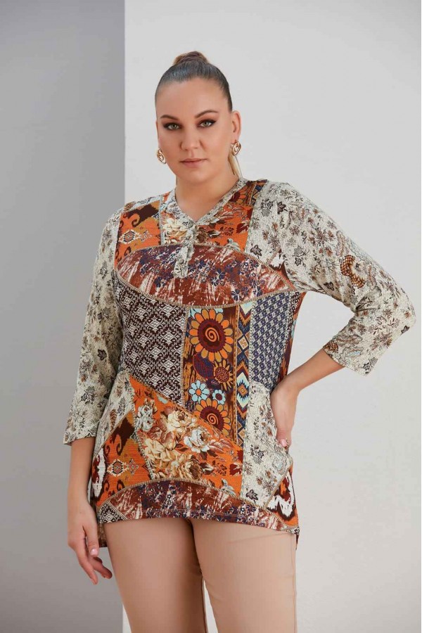 170953 patterned BLOUSE