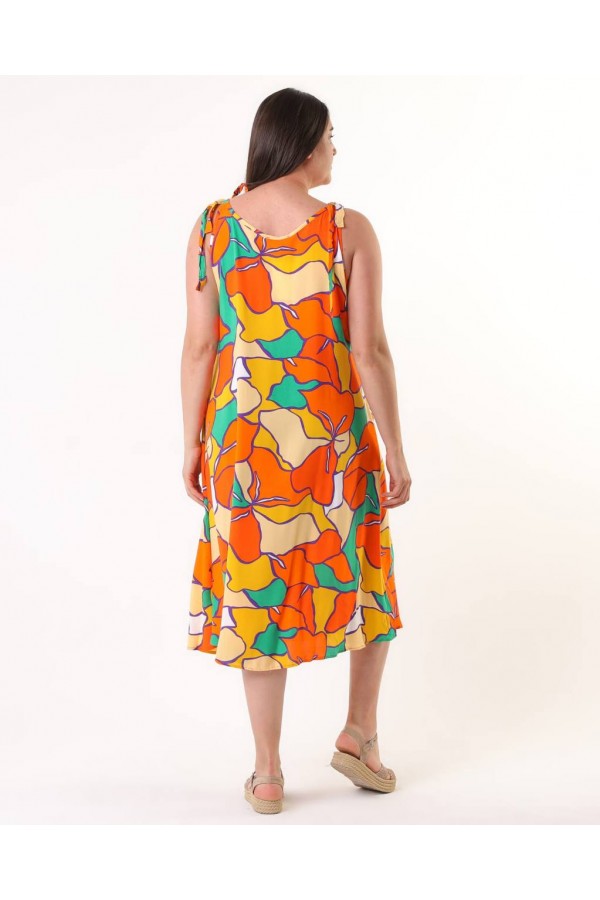 170983 patterned DRESS
