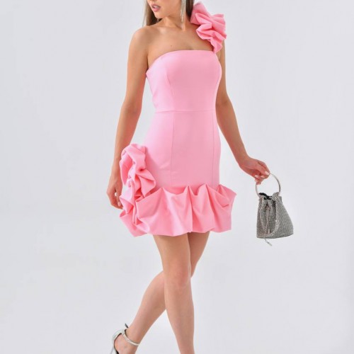 171338 TOPTAN PEMBE ABİYE 171338 TOPTAN PEMBE ABİYE toptan bayan giyim