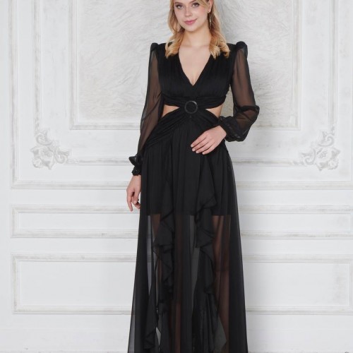 171343 TOPTAN SİYAH ABİYE toptan bayan giyim