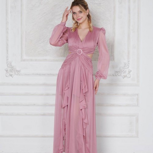 171348 TOPTAN PUDRA ABİYE toptan bayan giyim