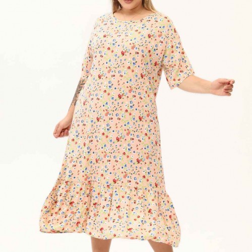 171401 TOPTAN DESENLİ ELBİSE 171401 TOPTAN DESENLİ ELBİSE toptan bayan giyim