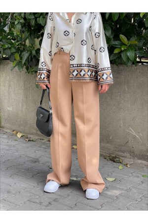 171802 camel TROUSERS