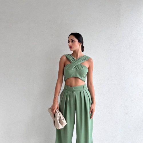 171987 TOPTAN HAKİ PANTOLON TAKIM 171987 TOPTAN HAKİ PANTOLON TAKIM toptan bayan giyim