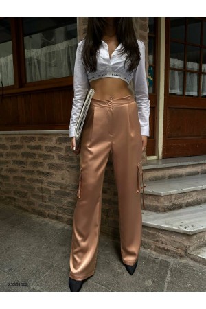 172215 camel TROUSERS