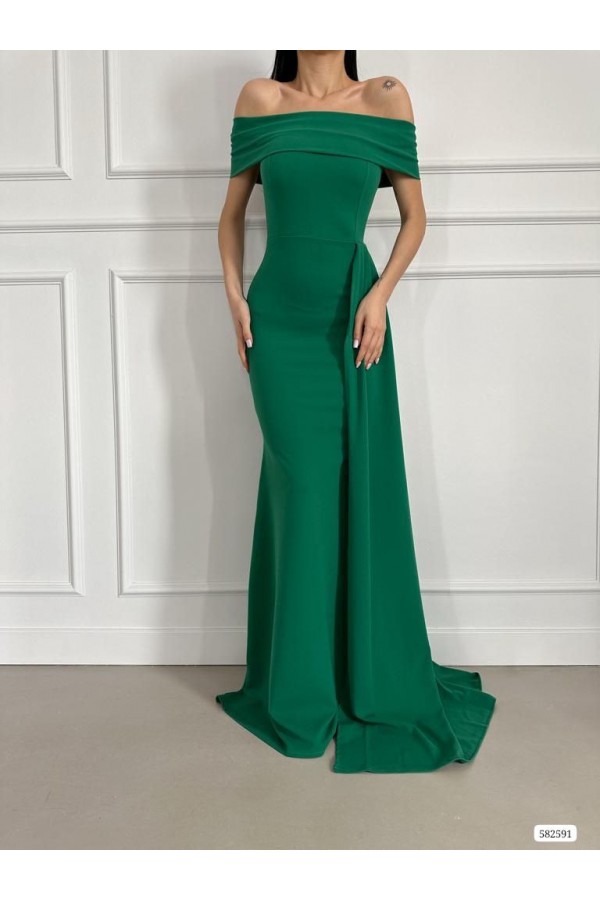 172626 GREEN Evening dress