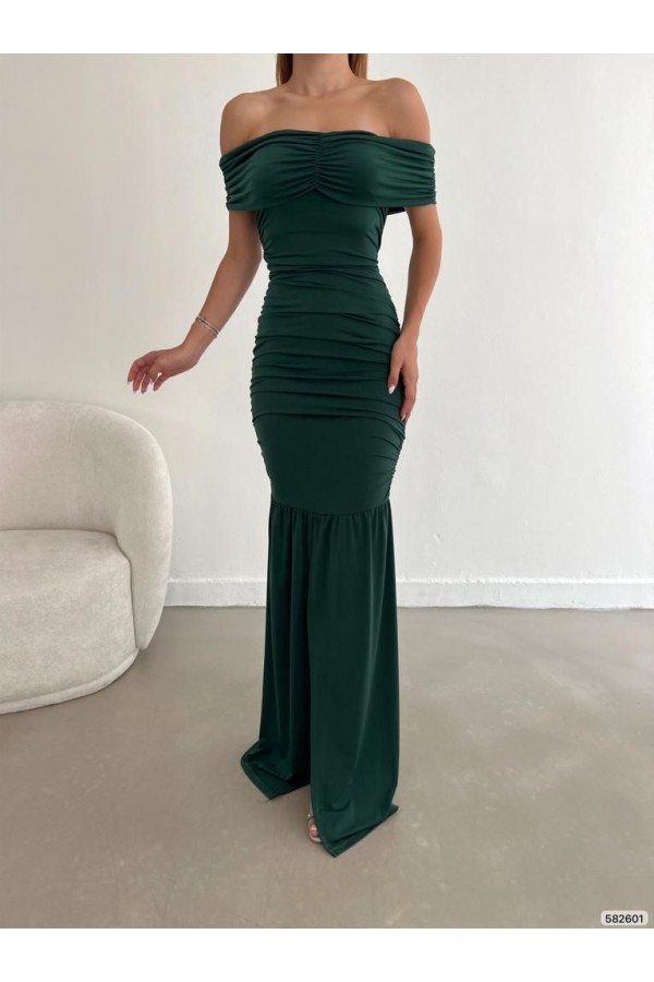 173005 Emerald Green Evening dress