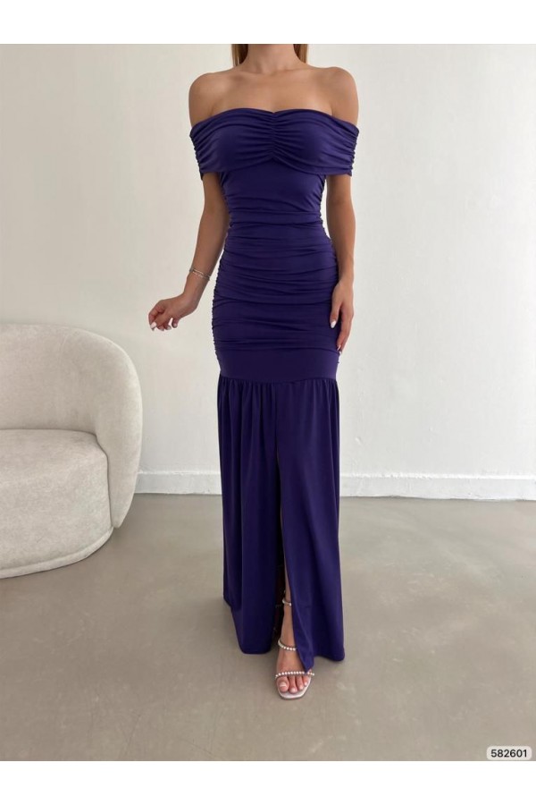 173007 фиолетовый Вечернее платье