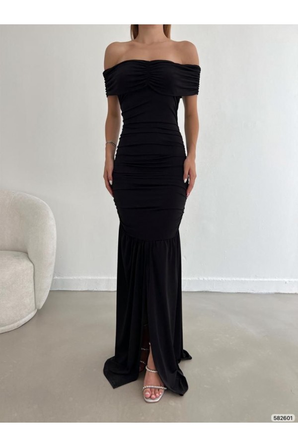 173009 black Evening dress