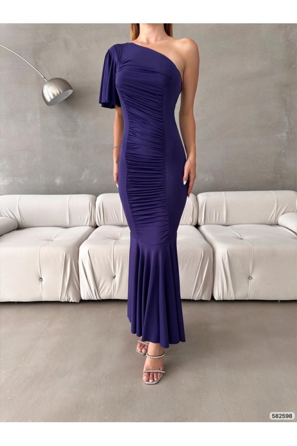 173011 фиолетовый Вечернее платье