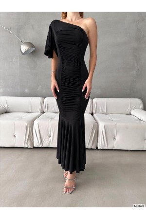 173014 black Evening dress