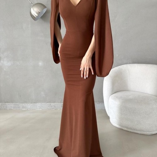 173022 TOPTAN KAHVE ABİYE 173022 TOPTAN KAHVE ABİYE toptan bayan giyim