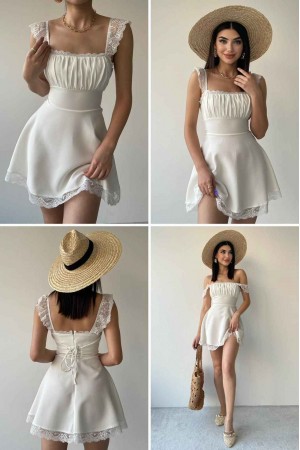 173088 white Evening dress