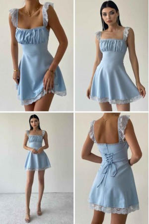 173089 blue Evening dress