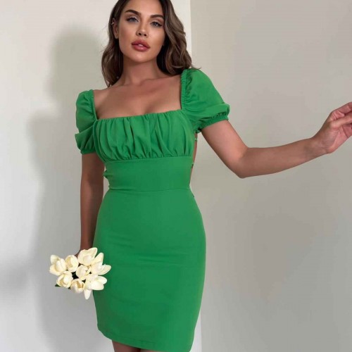 174291 TOPTAN YEŞİL ELBİSE 174291 TOPTAN YEŞİL ELBİSE toptan bayan giyim