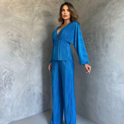 174295 TOPTAN SAKS PANTOLON TAKIM toptan bayan giyim