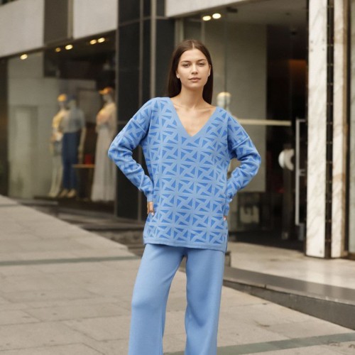 175191 TOPTAN DESENLİ PANTOLON TAKIM 175191 TOPTAN DESENLİ PANTOLON TAKIM toptan bayan giyim