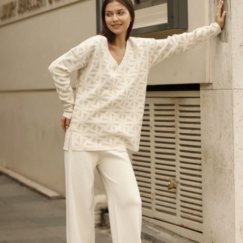 175193 TOPTAN DESENLİ PANTOLON TAKIM 175193 TOPTAN DESENLİ PANTOLON TAKIM toptan bayan giyim