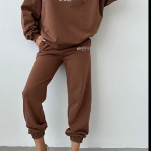 175470 TOPTAN BASKILI EŞOFMAN TAKIM toptan bayan giyim